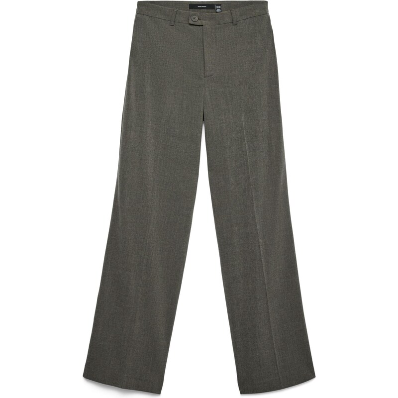 VERO MODA Nohavice s pukmi VMTEXAS sivá melírovaná 66952112