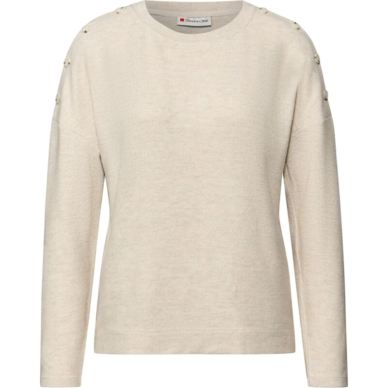 STREET ONE Sveter béžová melírovaná 66952138