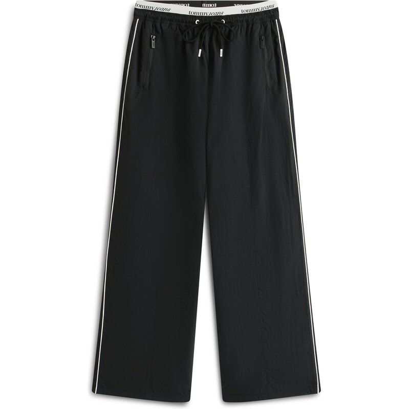 Tommy Jeans Nohavice čierna / biela 66952145