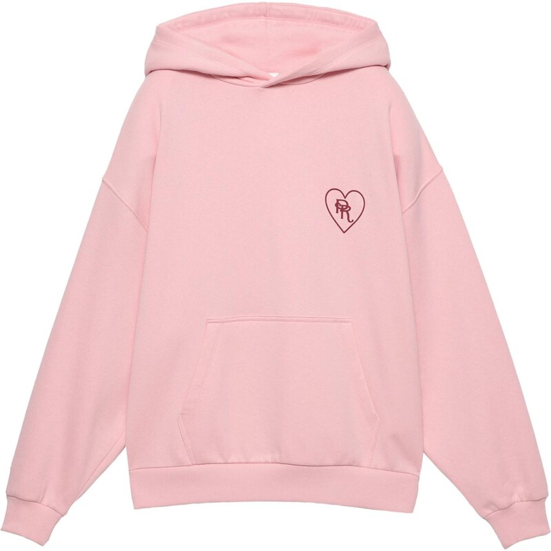 Pull&Bear Mikina PACIFIC ružová / ohnivo červená 66952213