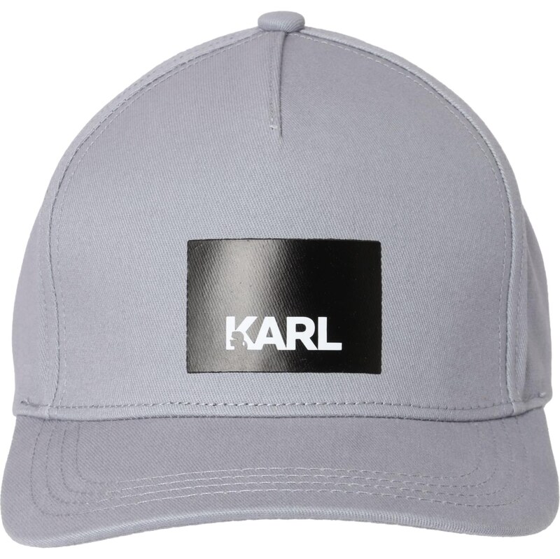 Karl Lagerfeld Čiapka sivá / čierna / biela 66952231