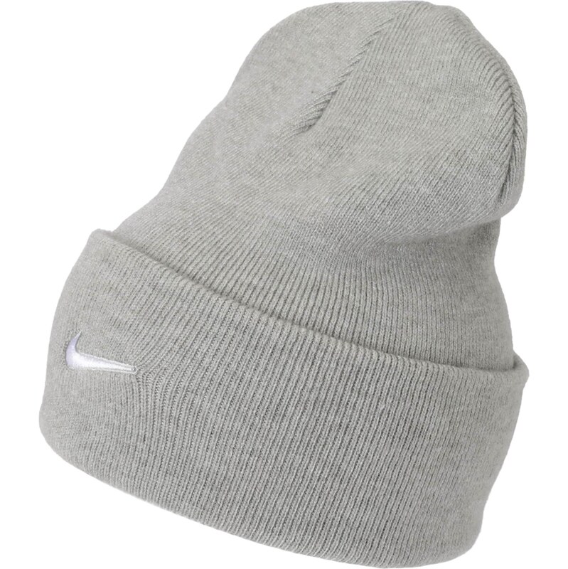 Nike Sportswear Čiapky Peak Swoosh sivá / biela 66952244