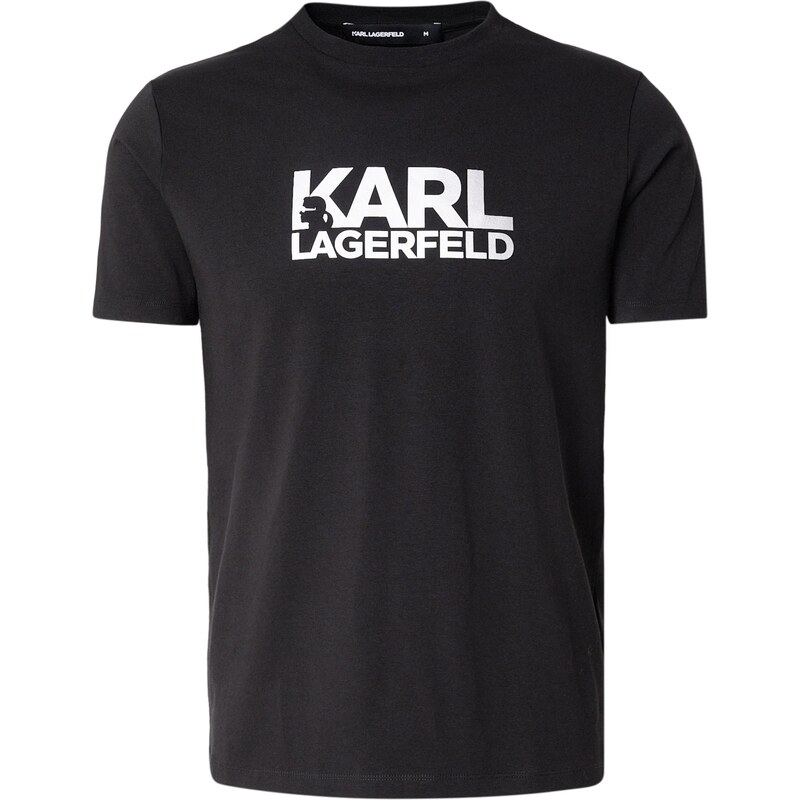 Karl Lagerfeld Tričko svetlosivá / čierna 66952277