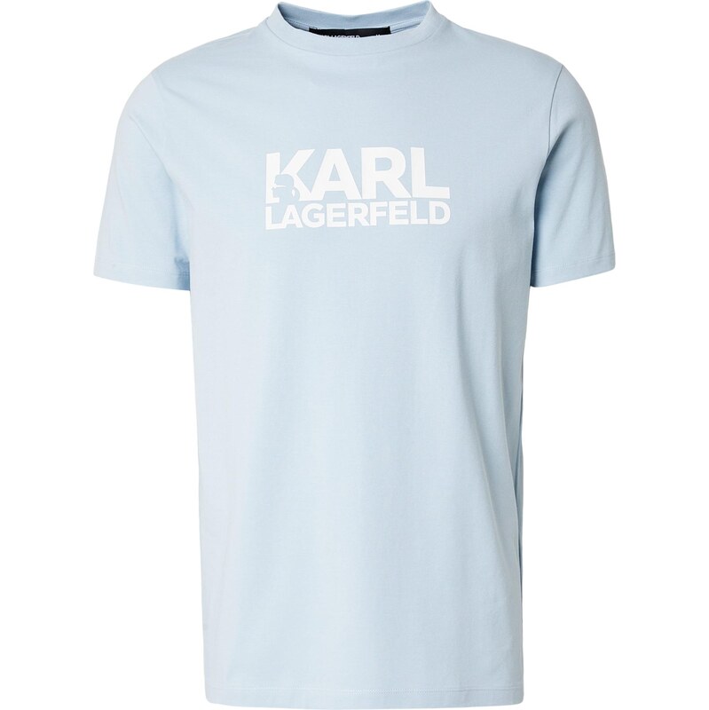 Karl Lagerfeld Tričko svetlomodrá / biela 66952276