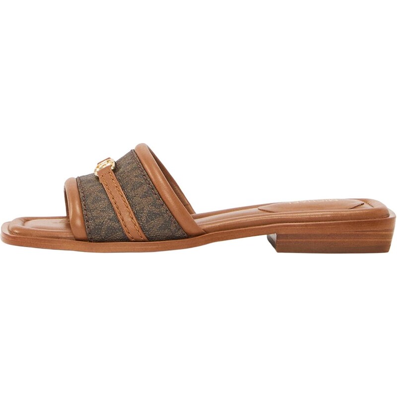 MICHAEL Michael Kors Šľapky karamelová / tmavohnedá 66952325