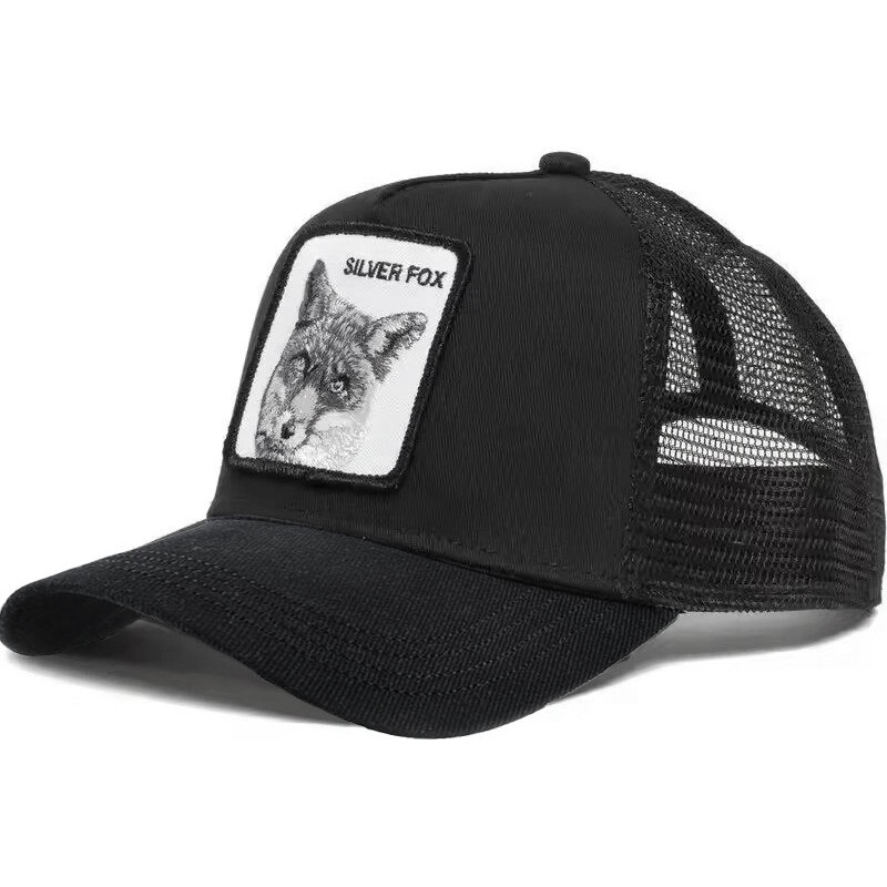 EDIKO TRUCKER Šiltovka so sieťkou Silver Fox - Liška Čierna 65230585