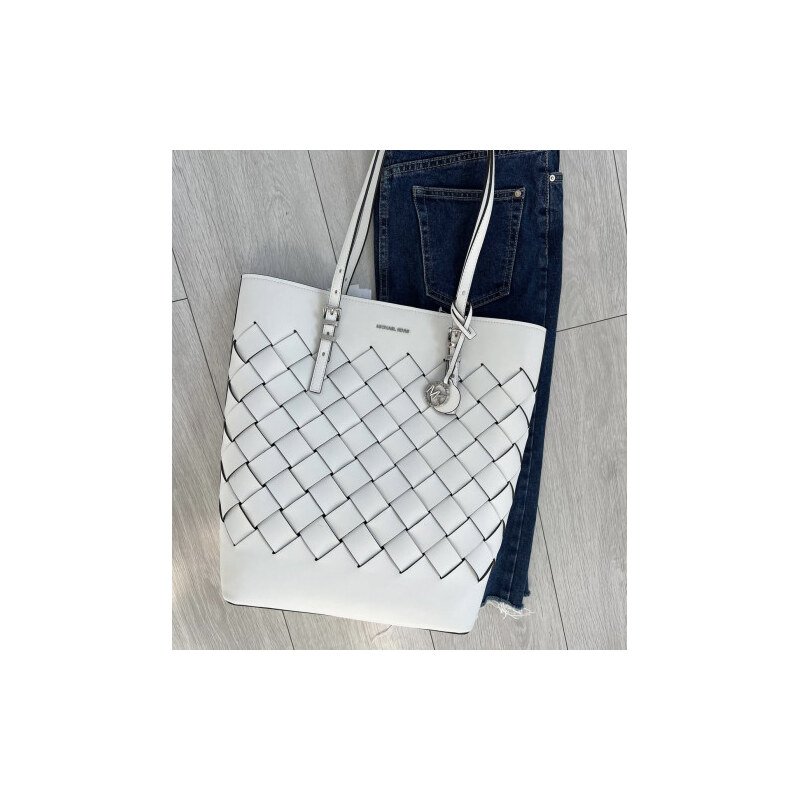 Michael Kors shopper kabelka Quinn biela 66956777