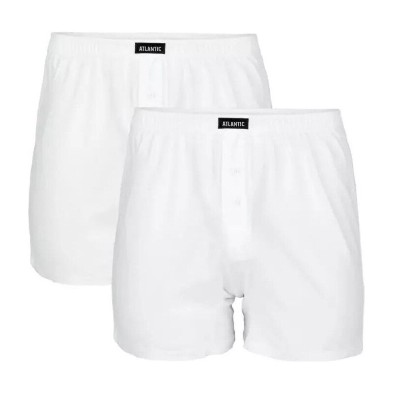 Pánske 2 balenia šortiek 003 white - Atlantic 67438844