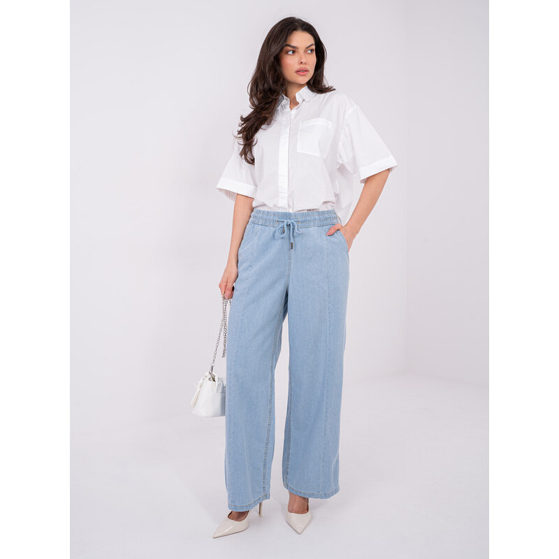 Sublevel Svetlomodré nohavice s elastickým pásom 66958491