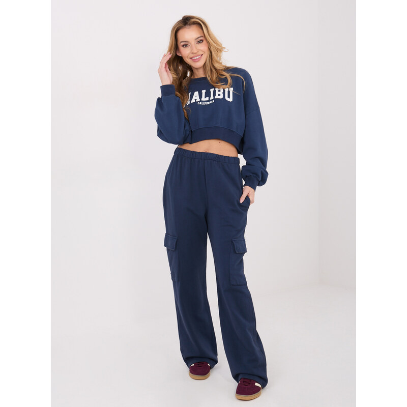 Factory Price Námornícke modré kapsáčové nohavice 66958495