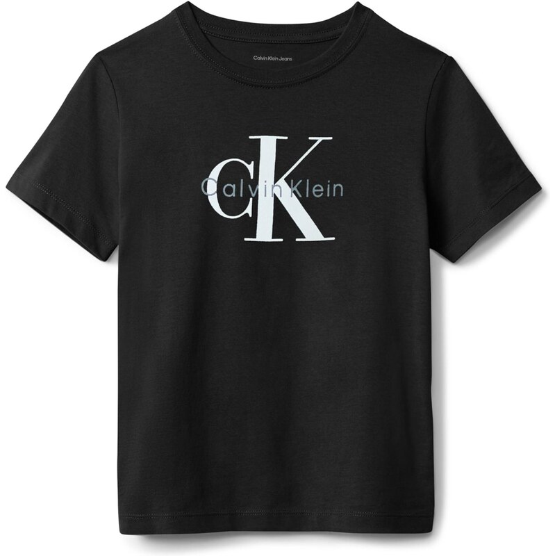 Calvin Klein Jeans Tričko sivá / čierna / biela 65695857