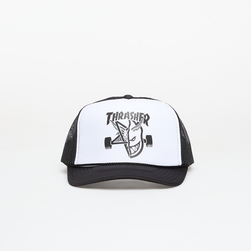 Šiltovka Thrasher x Spitfire Thrash & Burn Trucker Black/ White/ Black 66964024