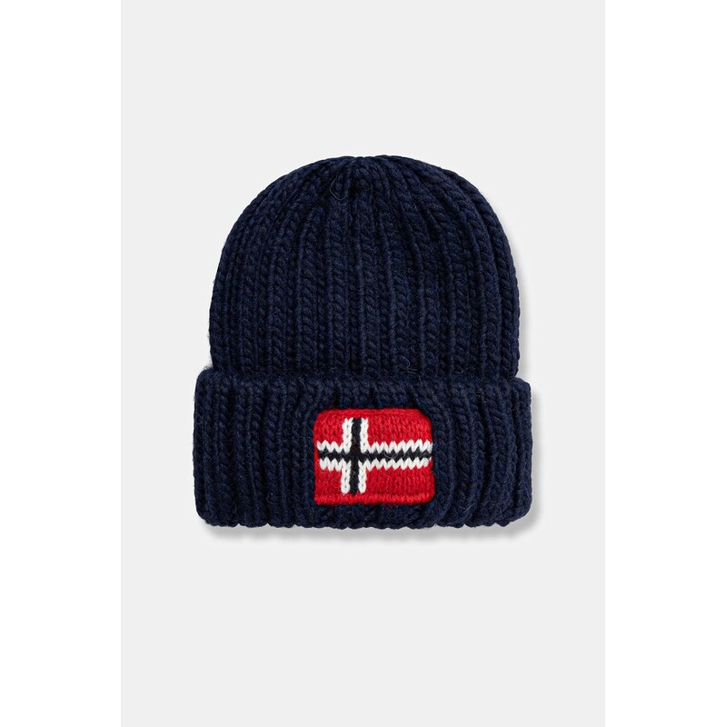 Detská čiapka s prímesou vlny Napapijri SEMIURY 6 66962043