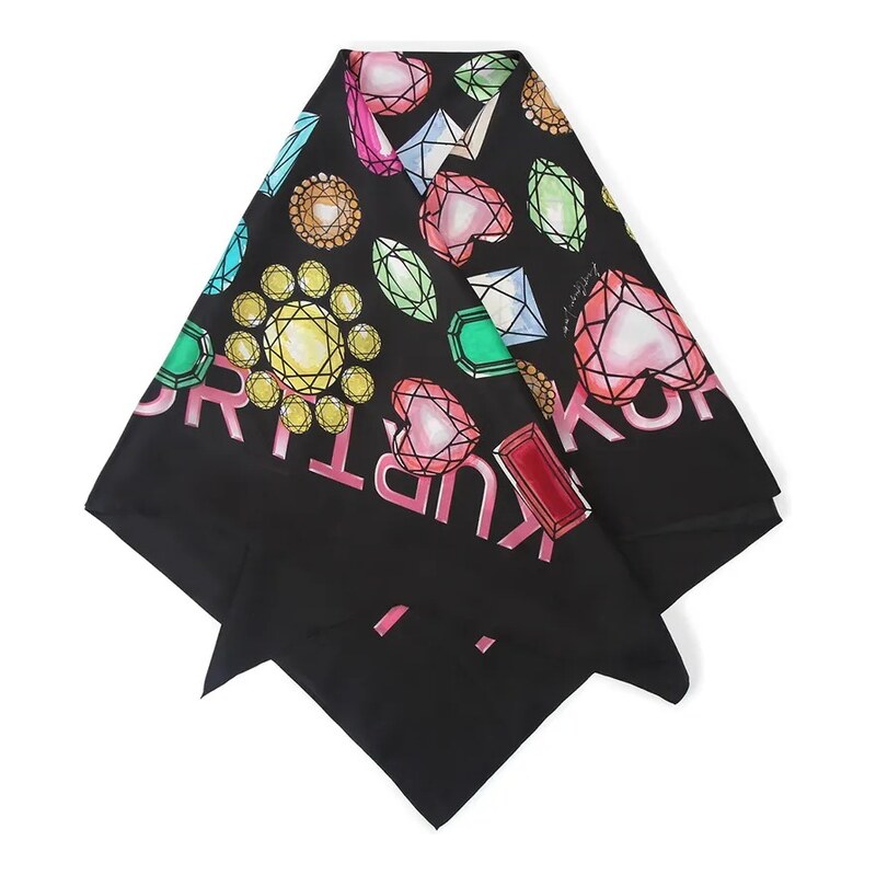 Hodvábna šatka Kurt Geiger London 66962162