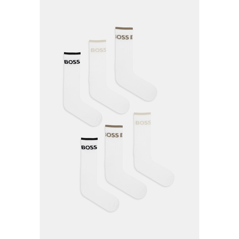 Ponožky BOSS 6P QS Stripe CC 6-pak 66963380