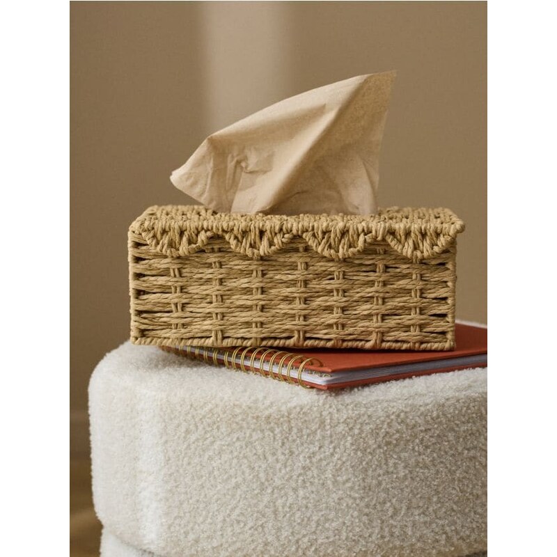 Sinsay - Kryt na papierové vreckovky - béžová 66964714