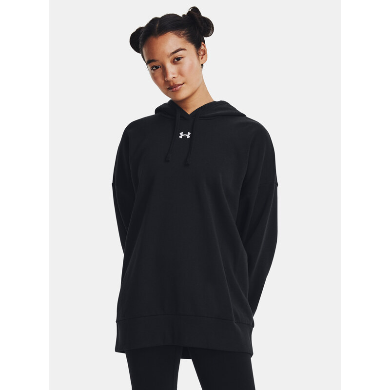Čierna dámska mikina s kapucňou Under Armour Rival 52519269