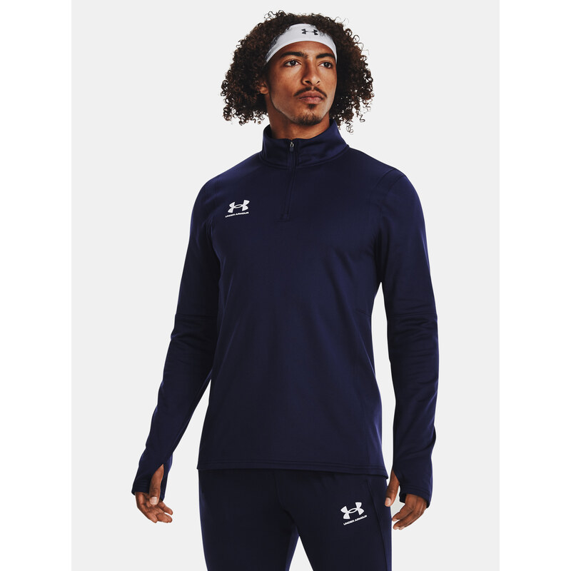 Tmavomodré pánske športové tričko Under Armour Midlayer 50545826