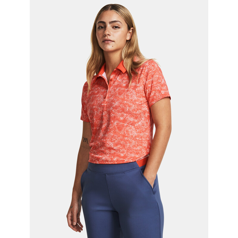 Koralové športové polo tričko Under Armour UA Playoff Printed SS Polo 50539407