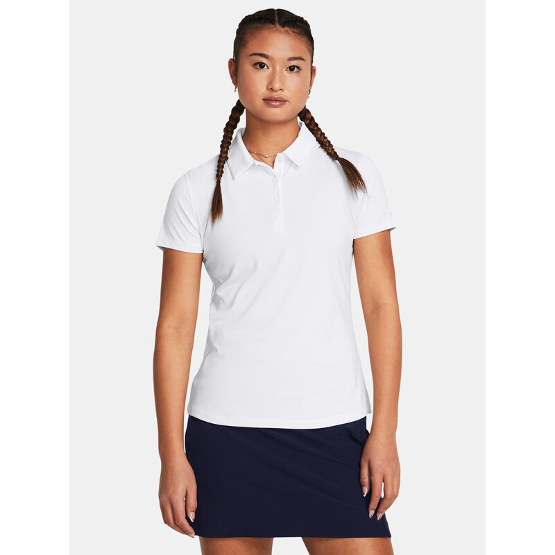 Womens T-shirt Under Armour UA Playoff SS Polo-WHT - Womens 64788719