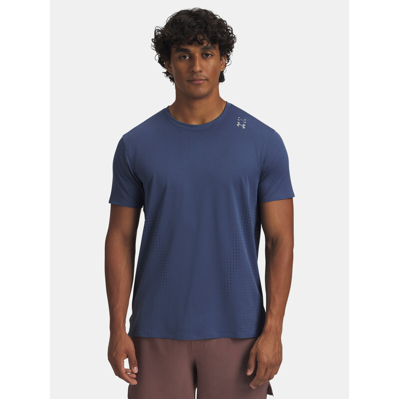 Mens T-shirt Under Armour UA Halo Vent SS-BLU - Men 65236902