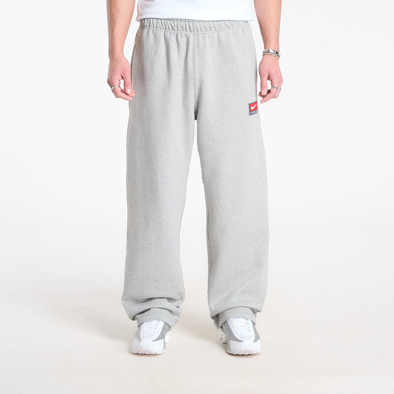 Tepláky Nike Solo Swoosh Mens Fleece Open-Hem Pants Dk Grey Heather/ 66963880