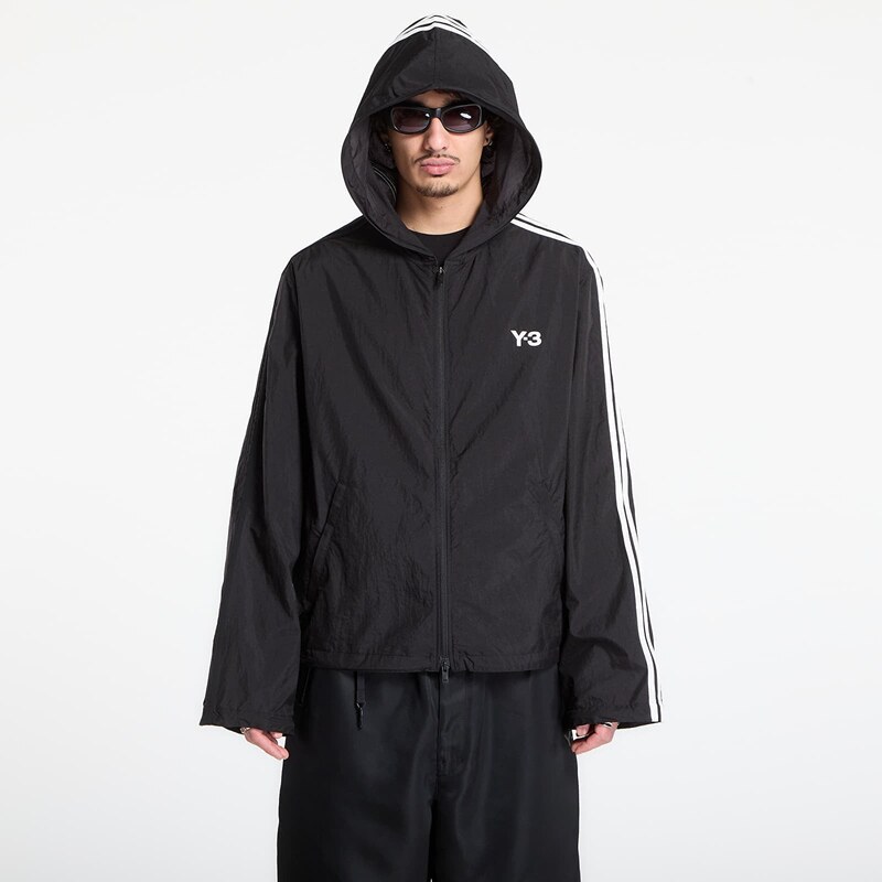 Bunda Y-3 Nylon Wired 3 Stripes Track Top Black L 66963990