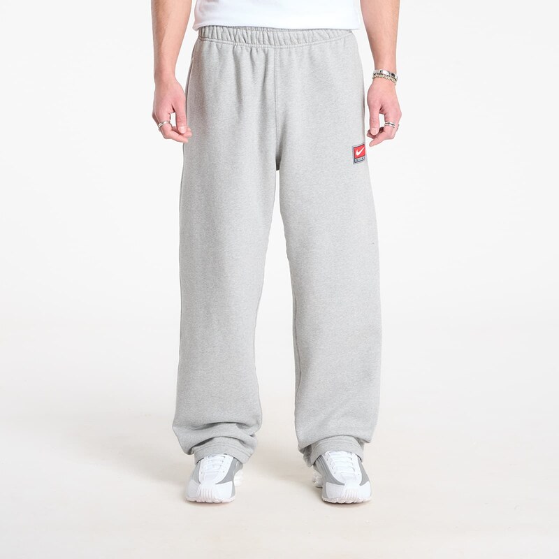 Tepláky Nike Solo Swoosh Mens Fleece Open-Hem Pants Dk Grey Heather/ 67197545