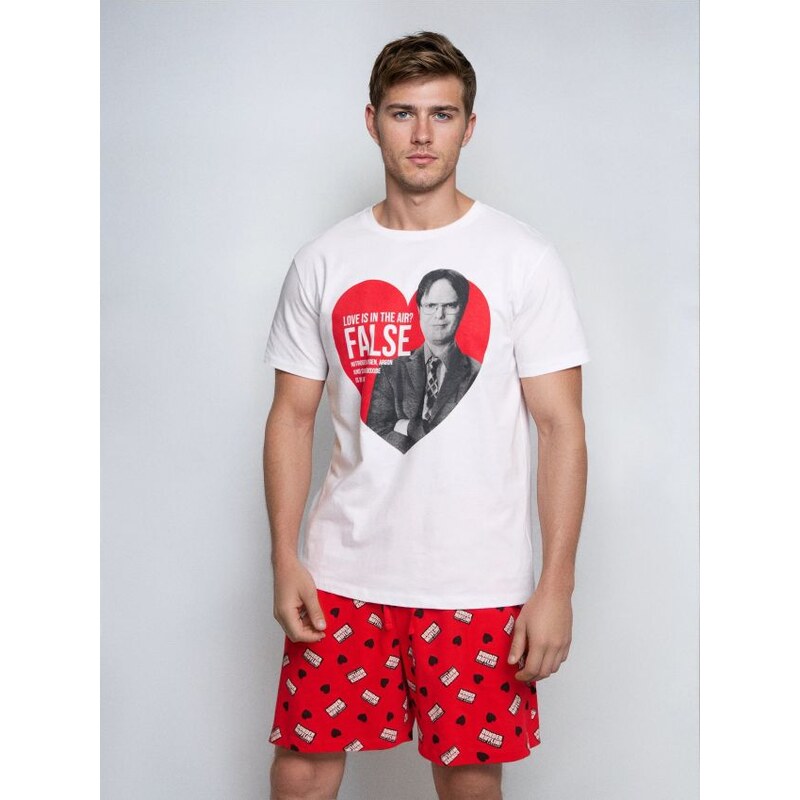 Sinsay - Bavlnená dvojdielna pyžama s potlačou The Office - 66967006