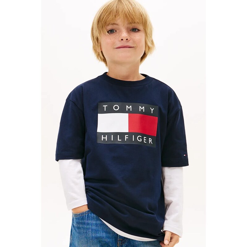 Detské bavlnené tričko Tommy Hilfiger 66964542
