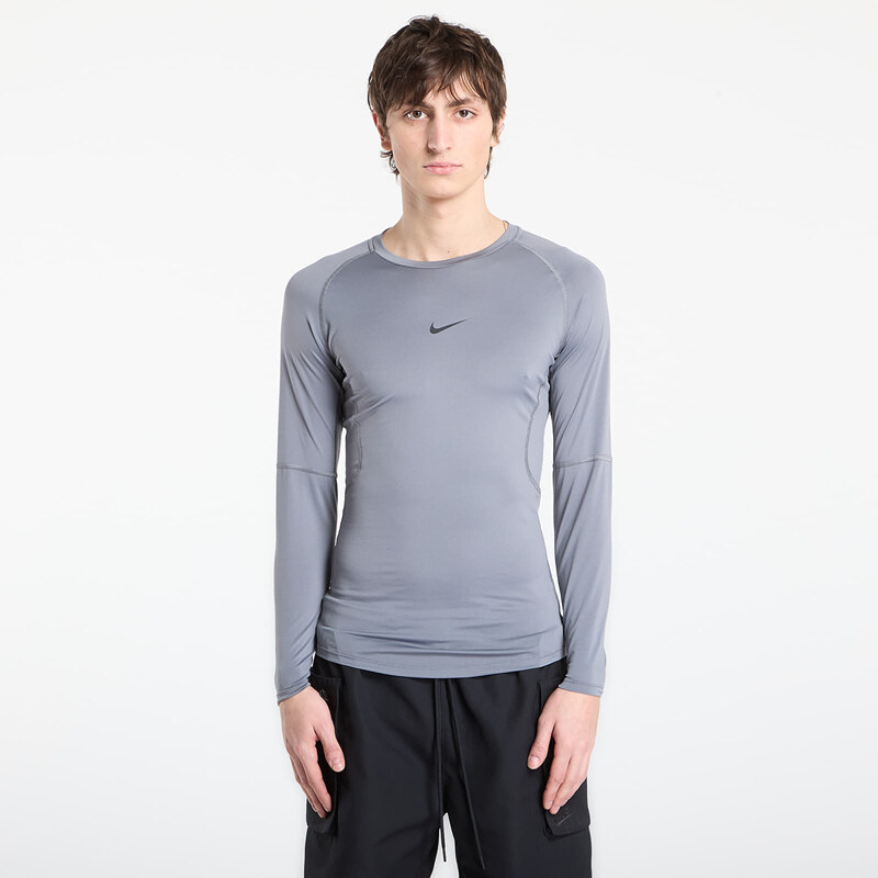 Tričko Nike Pro Mens Dri-FIT Tight Long-Sleeve Fitness Top Smoke Grey/ 66964698