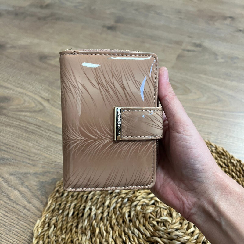 Jennifer Jones Dámska kožená peňaženka béžová SIENA 66964701