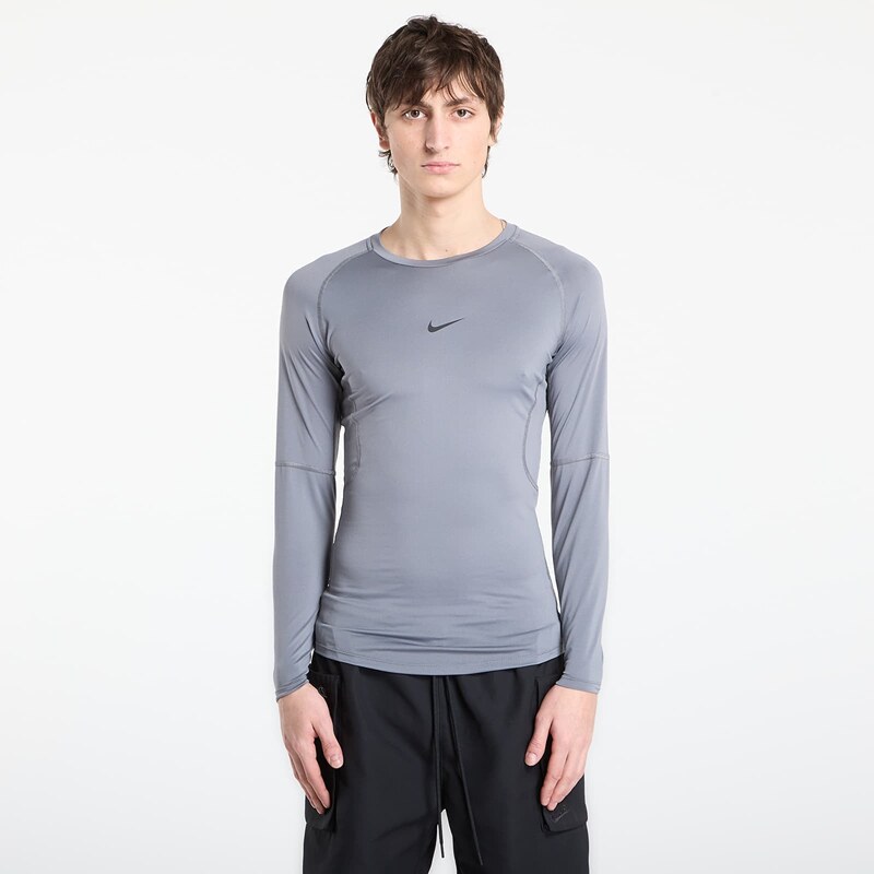 Tričko Nike Pro Mens Dri-FIT Tight Long-Sleeve Fitness Top Smoke Grey/ 66964754
