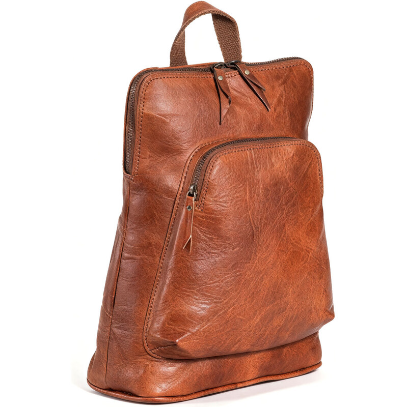 Glara leather Kožený batoh a kabelka cez rameno 2v1 – Crystal Lane 66965222