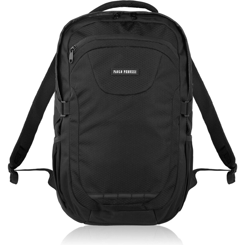 Paolo Peruzzi Pánska multifunkčná cestovná taška na notebook | čierna 66965001