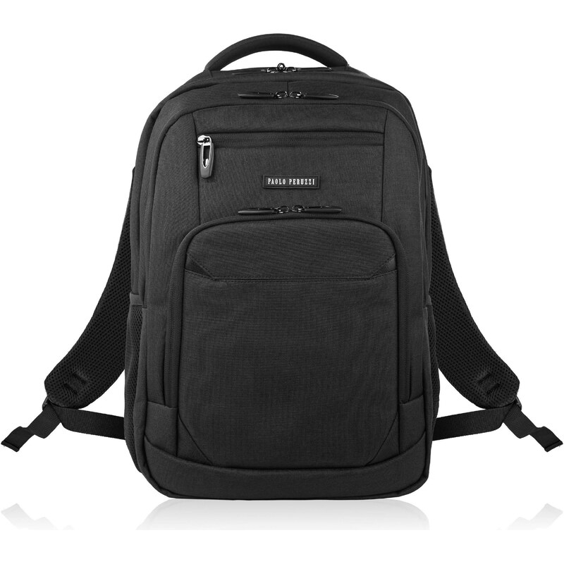 Paolo Peruzzi Pánska multifunkčná cestovná taška na notebook | čierna 66965004
