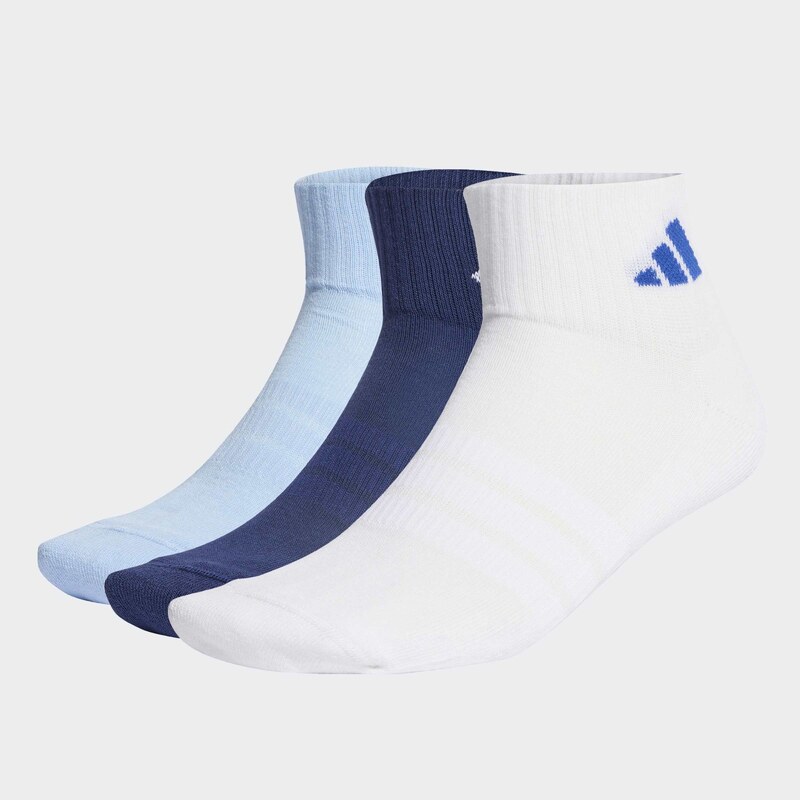adidas Performance adidas C ESS ANK 3P SOCKS DKBLUE/WHITE/GLOBLU 66966561