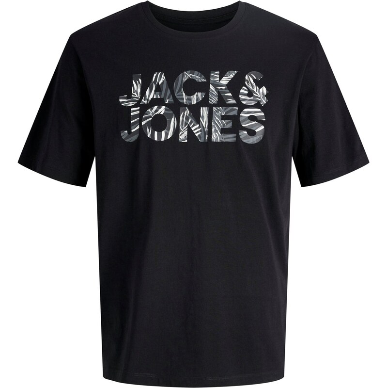 Jack & Jones Junior Tričko JJEJEFF sivá / čierna / biela 66967014
