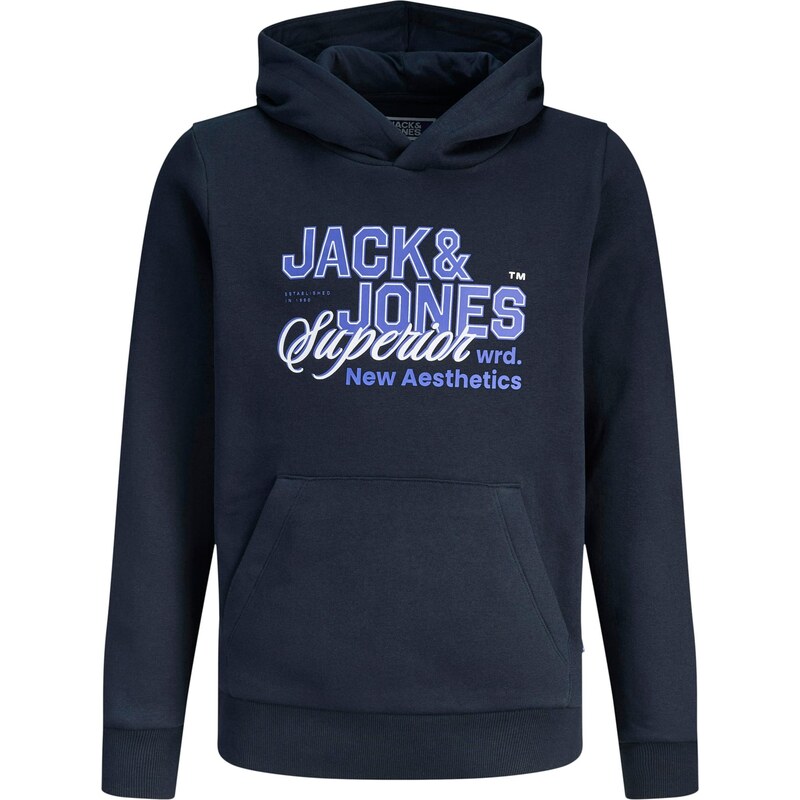 JACK & JONES MINI Mikina modrá / námornícka modrá / biela 66967015
