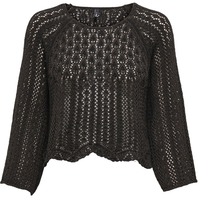 ONLY Sveter ONLNOLA LIFE tmavohnedá 66967097