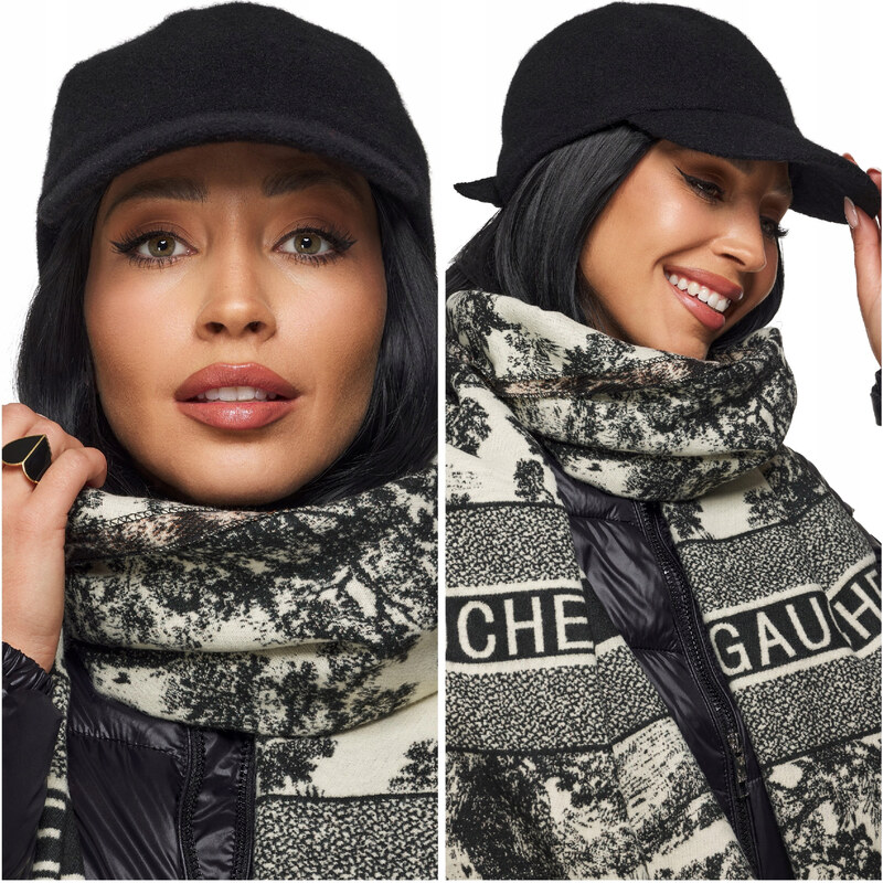 Fashionweek Zimná čiapka so šiltom v bordovej farbe KARR409 66967247