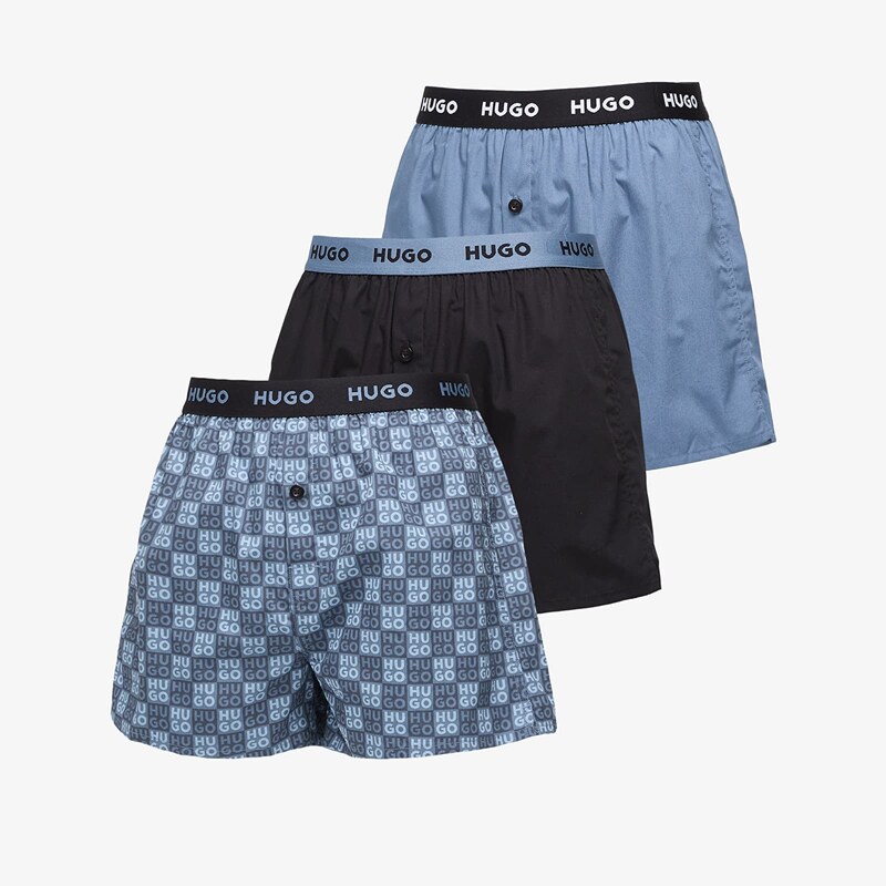 Boxerky Hugo Boss B-Woven Boxer 3-Pack Multicolor L 66969101