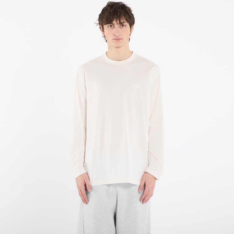 Tričko Y-3 Logo Long Sleeve Long-Sleeve Top Chalk White L 66969120