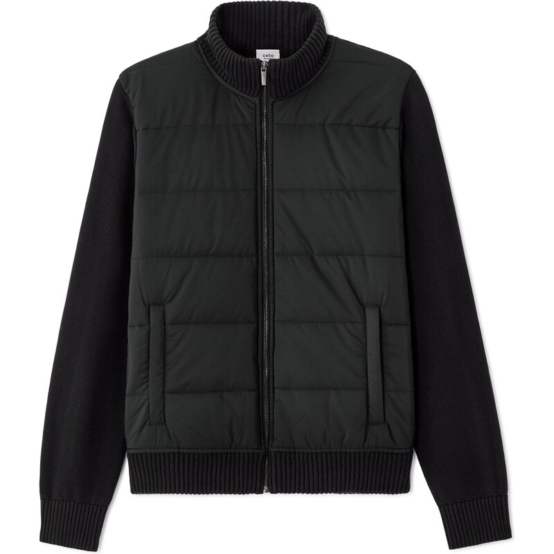 Celio Čierna prešívaná bunda 66971454