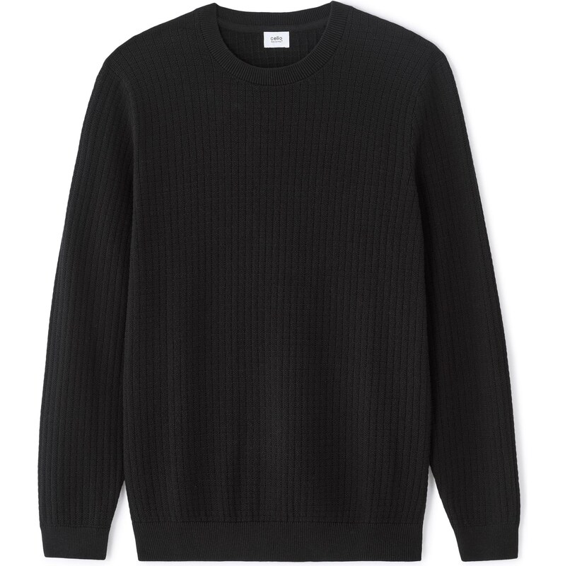 Celio Čierny unisex sveter 66971515