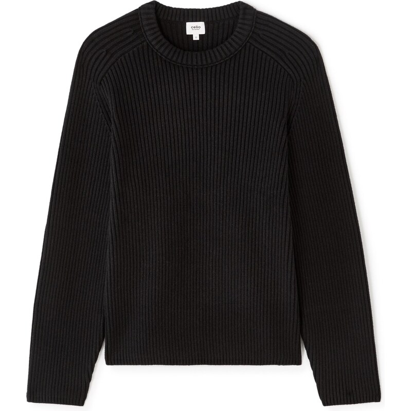 Čierny pánsky sveter Celio Melitary 66971509
