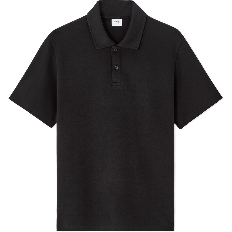 Čierne pánske polo tričko Celio 66971522