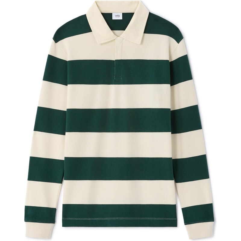 Pánske pruhované polo tričko Celio 66971578