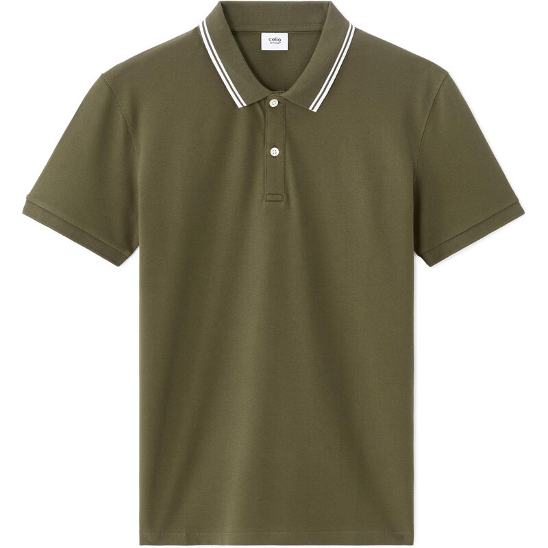 Celio Khaki polokošeľa 66971586