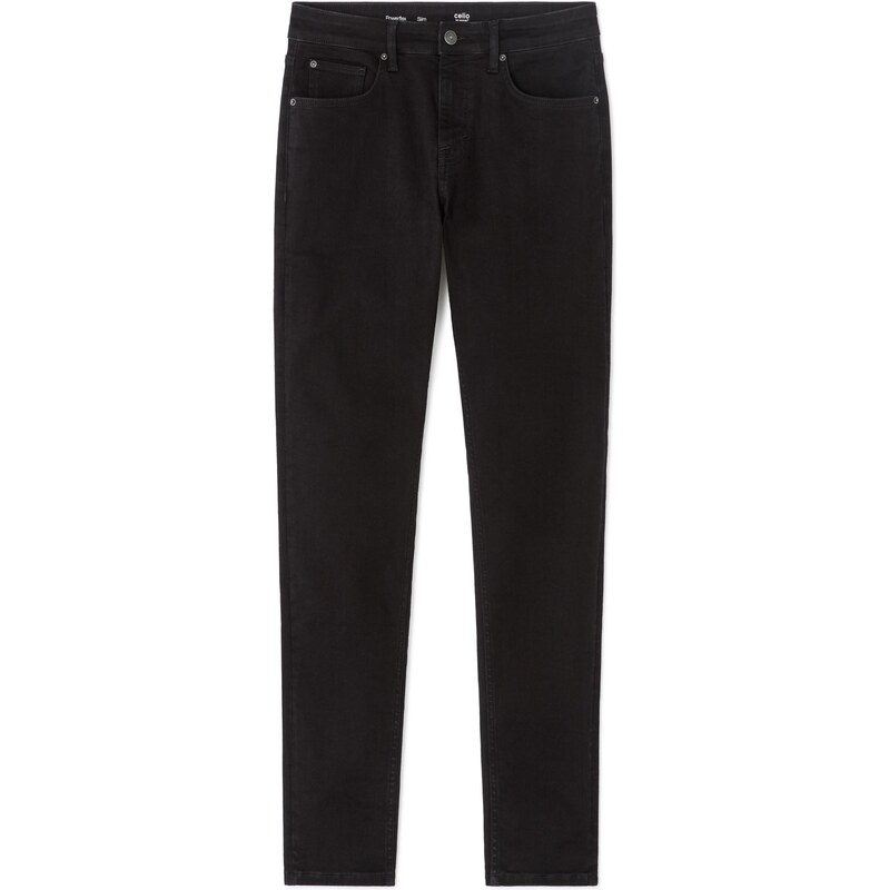 Celio čierne slim rifle 66971600